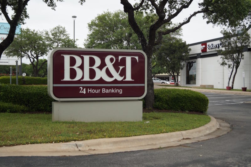 BB&T Bank Sign